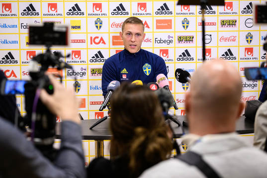 Ludwig Augustinsson of the Swedish national football team