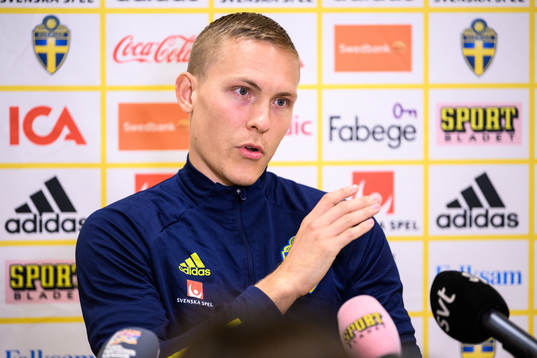 Ludwig Augustinsson of the Swedish national football team