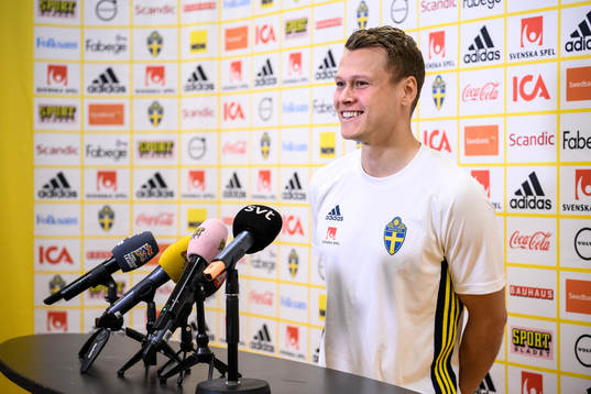 Viktor Claesson of the Swedish national football team