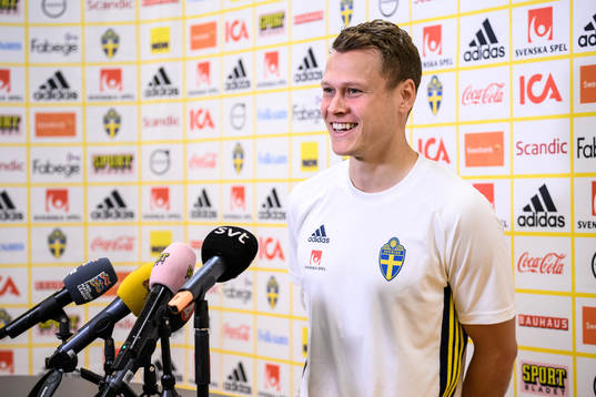 Viktor Claesson of the Swedish national football team