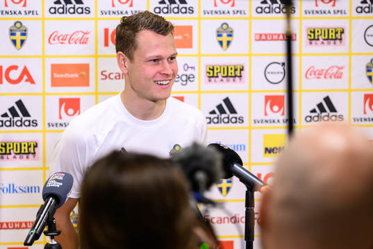 Viktor Claesson of the Swedish national football team