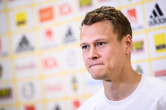 Viktor Claesson of the Swedish national football team