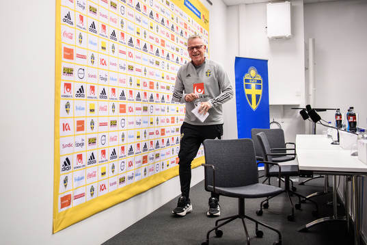 head coach Janne Andersson of the Swedish national football