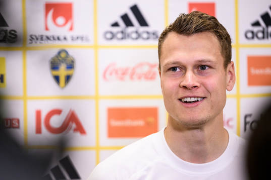 Viktor Claesson of the Swedish national football team