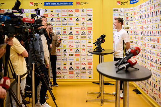 Viktor Claesson of the Swedish national football team