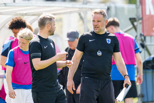 Finlands förbundskapten Peter Lundberg