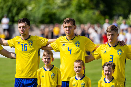 Sveriges Colin Farnerud, Casper Eklund och Felix Eriksson