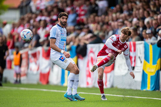 Gefles Cihan Sener och Sandvikens Jimmy Hansson