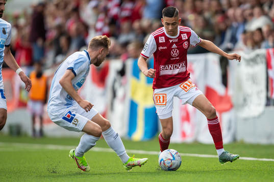 Gefles Christoffer Aspgren och Sandvikens Danilo