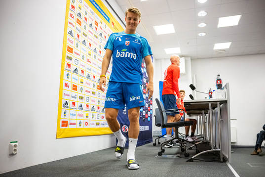 Martin Ødegaard of the Norwegian national football team