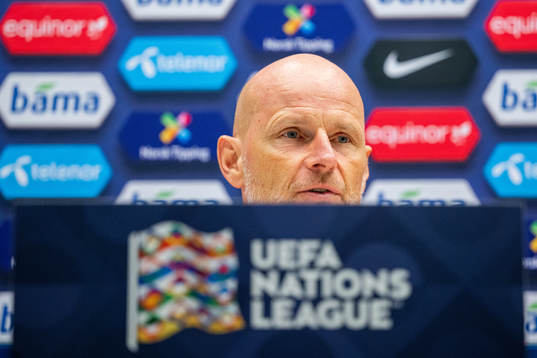 Ståle Solbakken, head coach of the Norwegian national