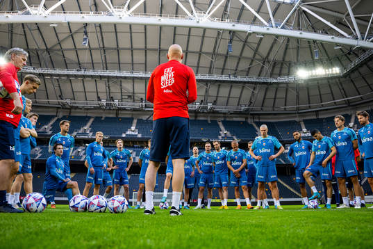 Ståle Solbakken, head coach of the Norwegian national