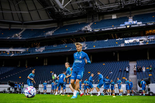 Martin Ødegaard of the Norwegian national football team