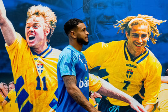 Joshua King of the Norwegian national football team