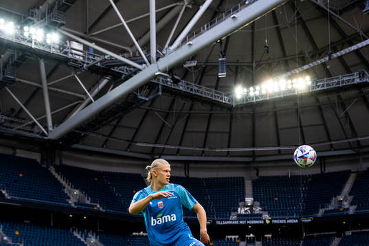 Erling Braut Haaland of the Norwegian national football team