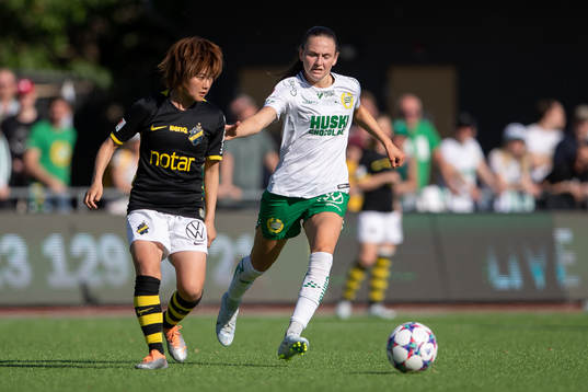 s Honoka Hayashi och Hammarbys Vilde Hasund