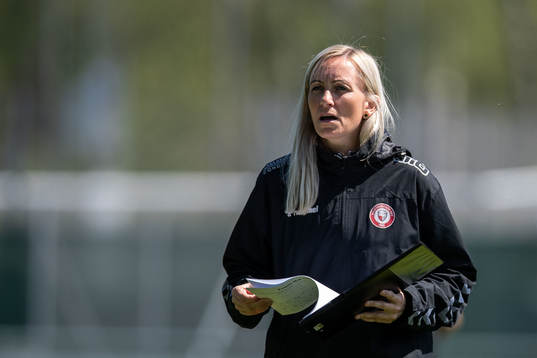 Kristianstads tränare Elisabet Gunnarsdottir