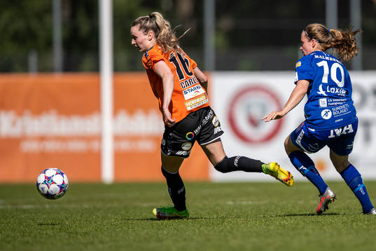 Kristianstads Gabrielle Carle och Örebros Heidi Kollanen