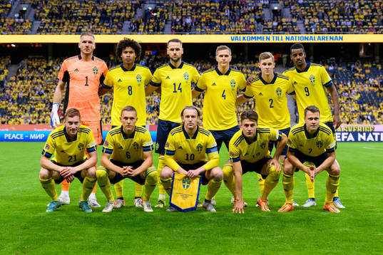 Goalkeeper Robin Olsen, Jens Cajuste, Alexander Milosevic,