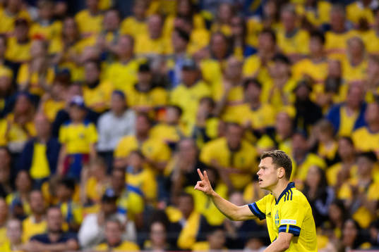 Viktor Claesson of Sweden reacts