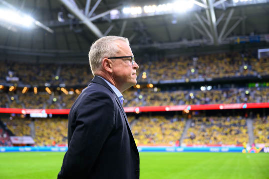 Head coach Janne Andersson of Sweden