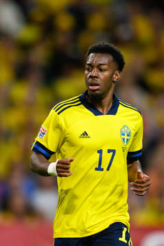 Anthony Elanga of Sweden