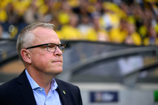 Head coach Janne Andersson of Sweden