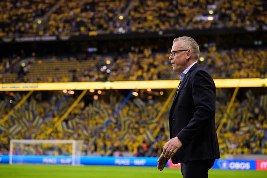 Head coach Janne Andersson of Sweden