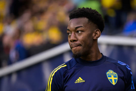 Anthony Elanga of Sweden