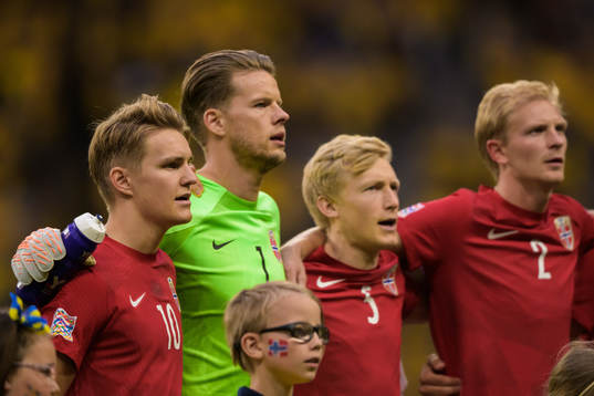 Martin Ødegaard, goalkeeper Ørjan Håskjold Nyland,