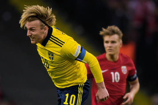 Emil Forsberg of Sweden