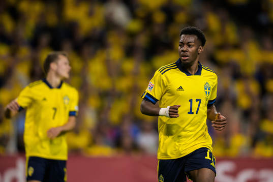 Anthony Elanga of Sweden