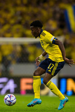 Anthony Elanga of Sweden