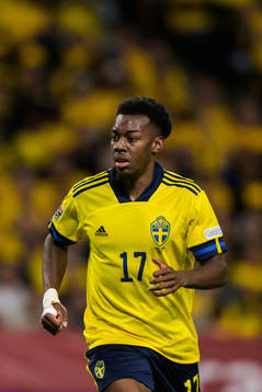 Anthony Elanga of Sweden