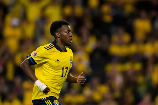 Anthony Elanga of Sweden