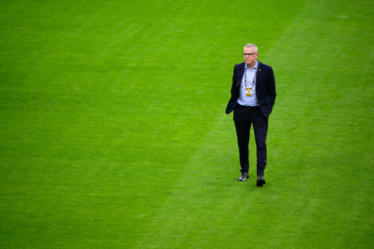 Head coach Janne Andersson of Sweden