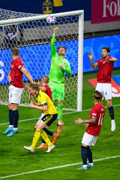 Goalkeeper Ørjan Håskjold Nyland of Norway