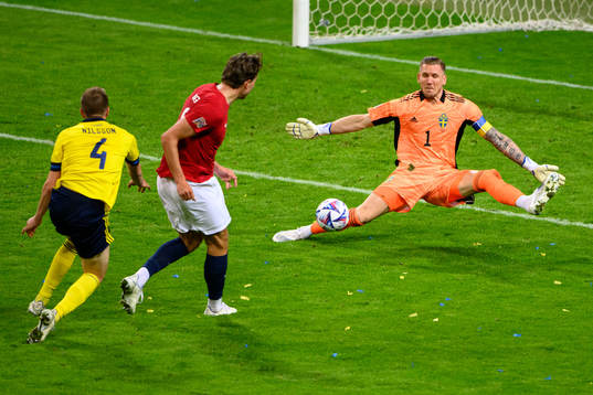 Goalkeeper Robin Olsen