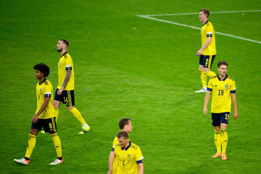 Jens Cajuste, Alexander Milosevic, Emil Krafth and Mattias