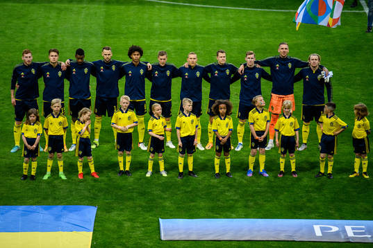 Dejan Kulusevski, Mattias Svanberg, Alexander Isak,