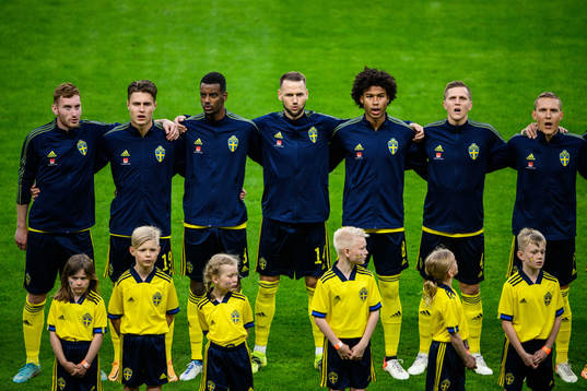 Dejan Kulusevski, Mattias Svanberg, Alexander Isak,