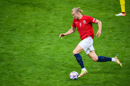 Erling Braut Haaland of Norwayduring the Nations League