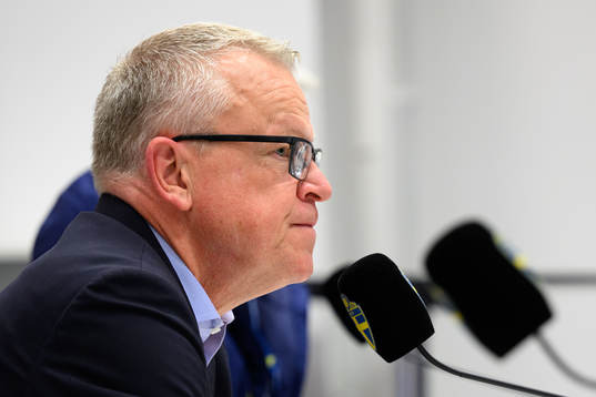 Head coach Janne Andersson of Sweden