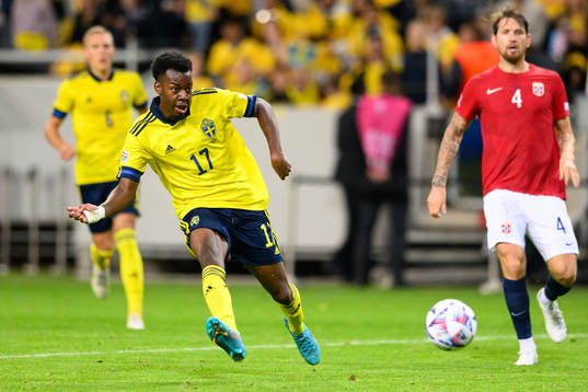 Anthony Elanga of Sweden
