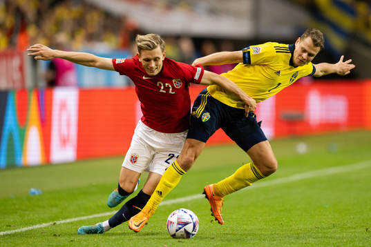 Marcus Holmgren Pedersen of Norway and Viktor Claesson of