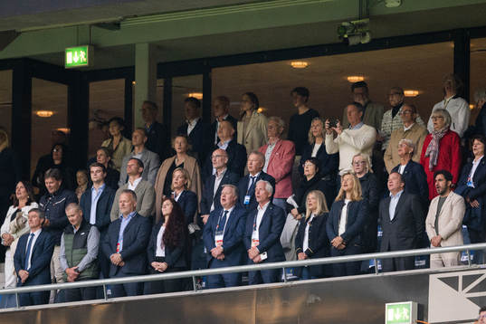 Karl-Erik Nilsson, president of the Swedish Football