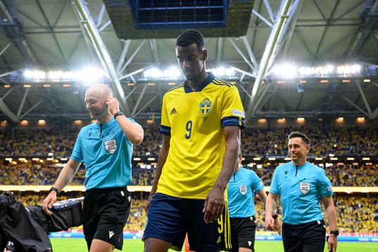 Alexander Isak of Sweden