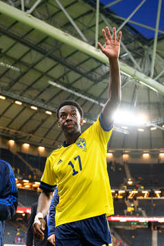 Anthony Elanga of Sweden