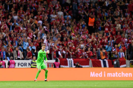 Goalkeeper Ørjan Håskjold Nyland of Norway