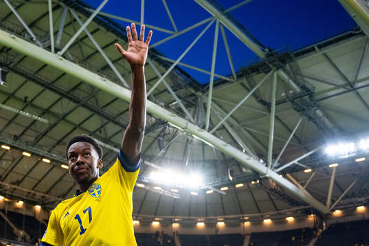 Anthony Elanga of Sweden